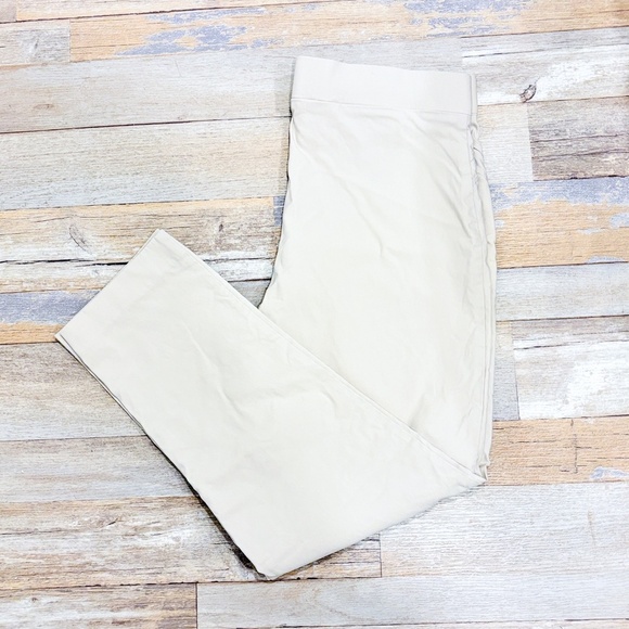 MELANIE LYNE – Beige pull-on dress pants | Classic stretch fit | Size 12 * - Picture 1 of 7